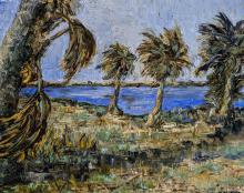 Palm trees at the beach